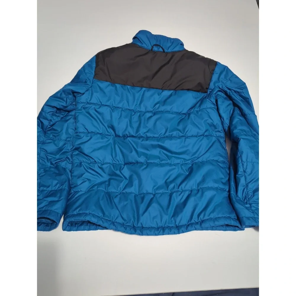The North Face Puffer Jacket Mens S gorpcore blue lightweight spring blue hiking